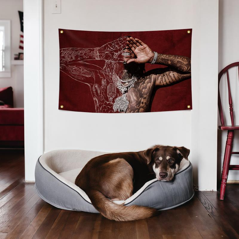 Moneybg Yo Speak Now rapper Flag 3x5 Ft Tapestry Decor