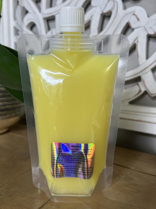 Limoncello Scented Squeeze Wax Melts Lrg 8oz Pouch Home Fragrance Non-Toxic