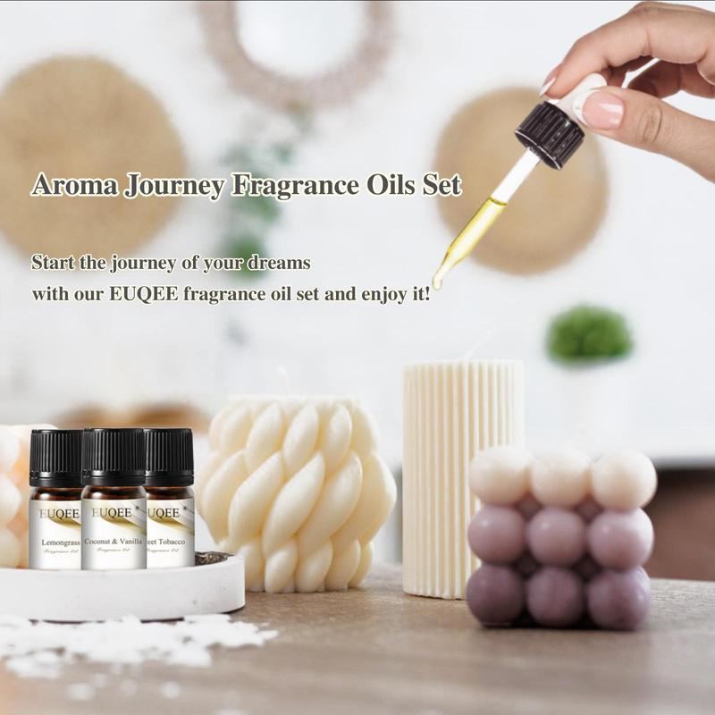 Aroma Journey Fragrance Oil Set, 12 Bottles box Pre-diluted Unisex Aromatic Oils for Diffusers Humidifiers Aromatherapy, Home Fragrance for Office Bathroom Car Dormitory