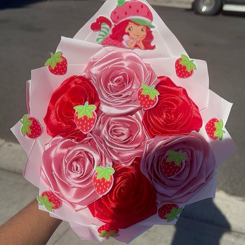 Strawberry shortcake bouquet