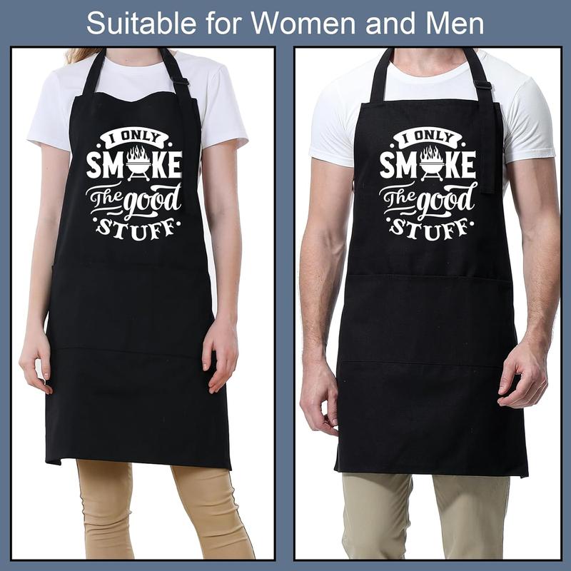 Funny Grilling Aprons for Men w 2 Pockets - BBQ Apron for Men - Thanksgiving, Christmas, Birthday, Cooking, Grilling Gifts for Men Husband Boyfriend Dad Brother Friends Him, Chef Cooking Apron