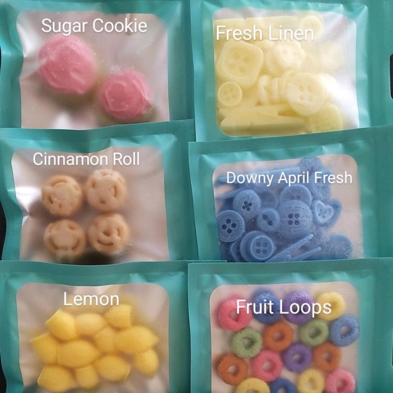 10 Sample Packs Of Wax Melts