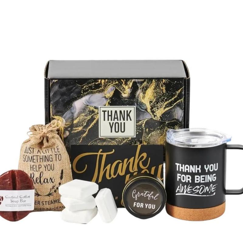 Thank You Gifts Employee Appreciation Gifts Thanksgiving Christmas Gifts with Thank You Cards Spa Gift Basket for Men Women Teacher Assistant Social Worker Farewell Gift for Coworker Hostess