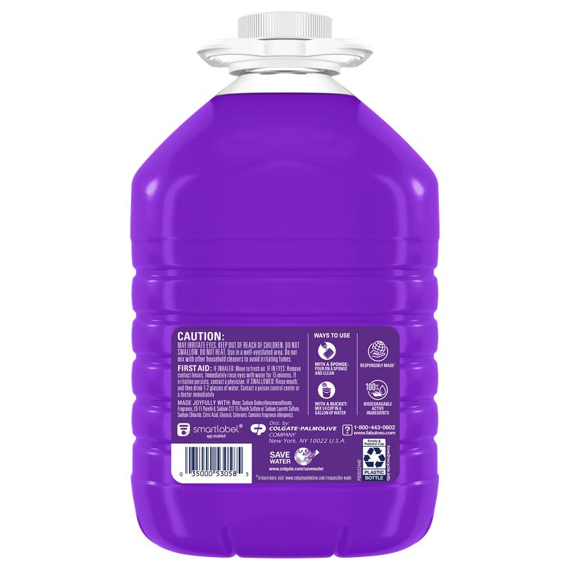 Fabuloso Multi-Purpose Cleaner & Floor Cleaner 2x Concentrated, Lavender - 128 fl oz