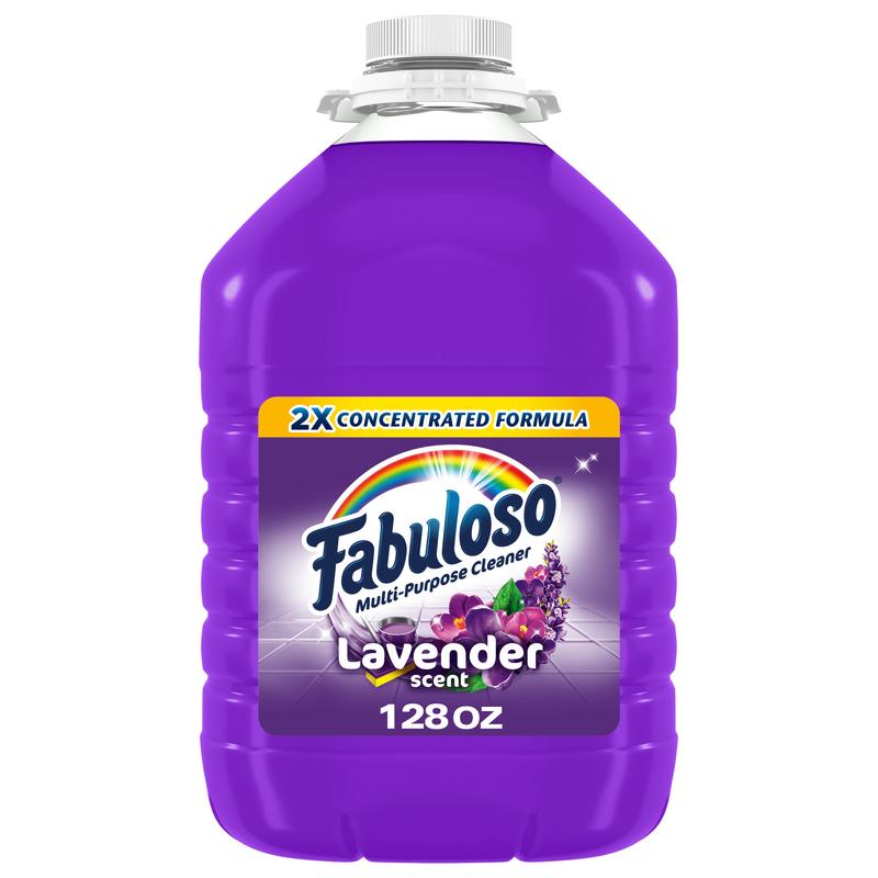 Fabuloso Multi-Purpose Cleaner & Floor Cleaner 2x Concentrated, Lavender - 128 fl oz