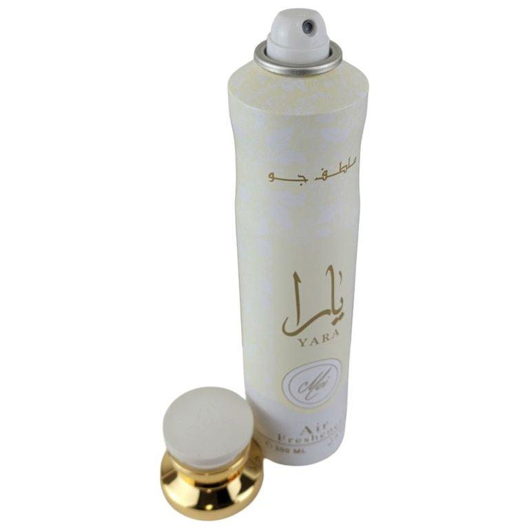 Lattafa Yara Moi Air Freshener Spray (300 ml)- Single Item - Peach, Jasmine, Amber, Sandalwood - 10.14 oz Bottle Room