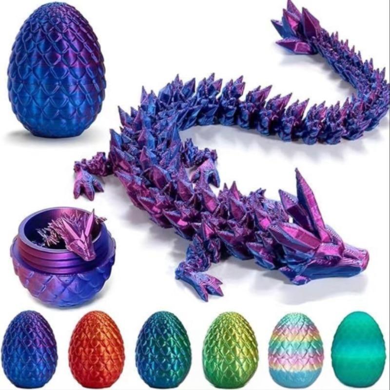 3D Dragon & Egg Design Decoration Set, 1 Set DIY Laser Engraving Dragon Design Toy, Holiday Party Decoration, Home Decoration, Party Supplies