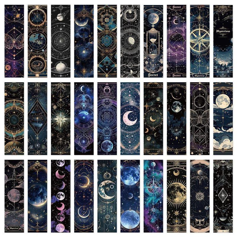 Tarot Series Graffiti Sticker, 30pcs set Waterproof Self Adhesive Decor Paper, Decor Sticker for Gift Greeting Card Water Bottle Laptop Phone, Home Decor 2025