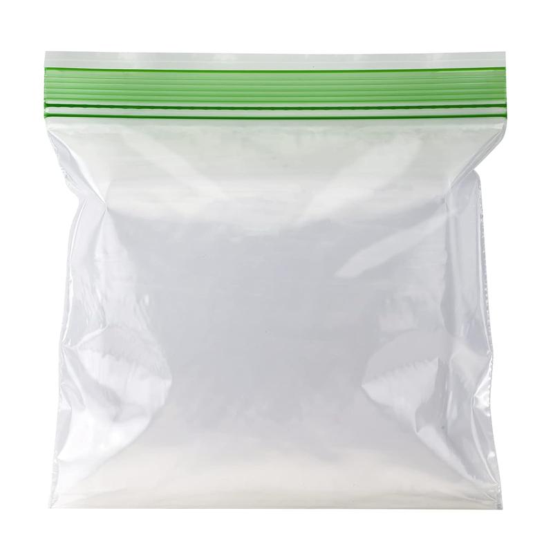 Reclosable Sandwich Double Zipper Storage Bags, 100 Count, Pack of 1