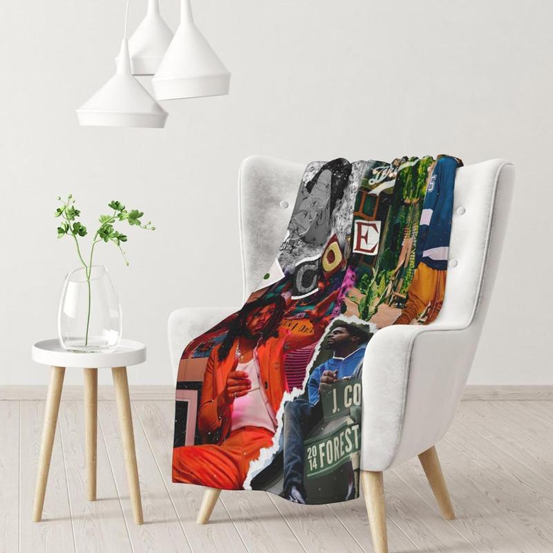 J.Rapper Cole Tapestry Wall Hanging Art For Living Room Bedroom Dorm Decorations Wall Art Banners Poster Porch Hangings Bed Cover Picnic Throws 60x51 Decorative Print