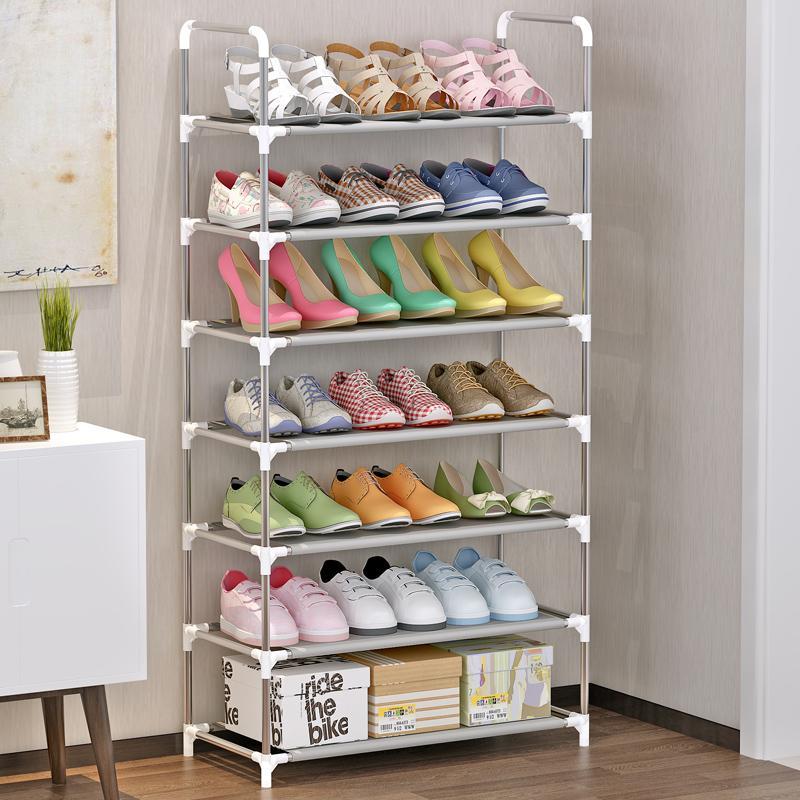 7 Tier Shoe Storage Rack, Simple Shoe Organizer, Household Stand Rack, Shoe Shelf for Entryway, Summer Essentials Home Furniture, Summer Gifts