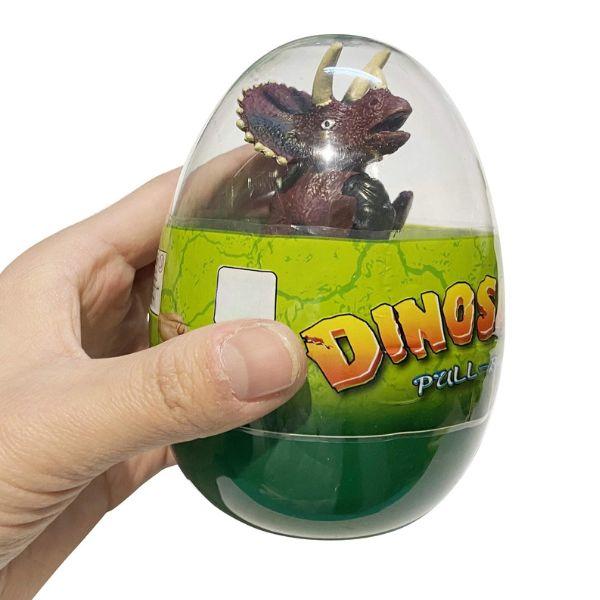 4 Pack Jumbo Dinosour Eggs with Dinosaur Pull Back Cars Dinos Vehicles Toys Inside for Kids Toddlers Boys Girls Christmas Party Favors Goodie Bag Christmas Stocking Stuffers