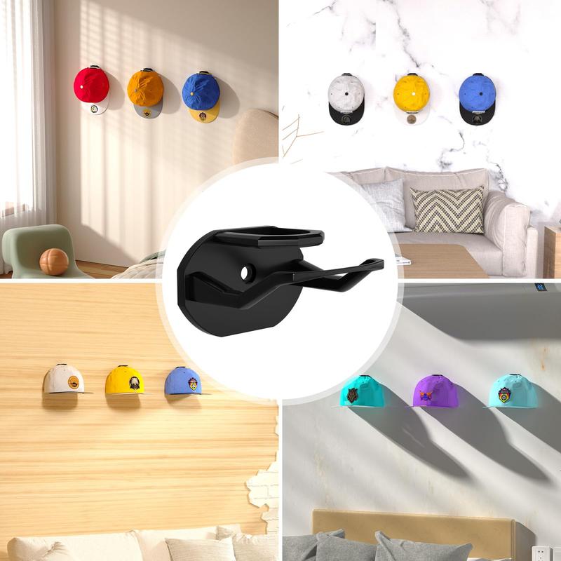 22 Pack Adhesive Hat Hooks for Wall, Super Strong Hat Rack for Baseball Caps, Hat Organizer Display for Home Decor, Hat Hangers Holder for Wall, Door, Closet, No Drilling Wall Mounted