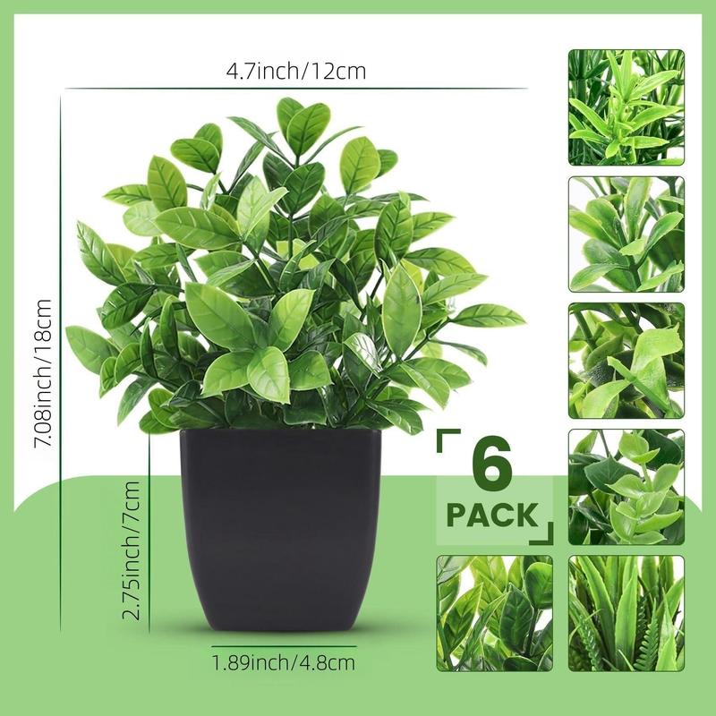 Artificial Potted Plant for Mean Girls Decorations, 6 Counts False Fruit Plants Ornaments, Faux Potted Plant, Indoor Plants, Decorative Plant for Home & Office Decor Girly Bedroom Accessories, Summer Gifts