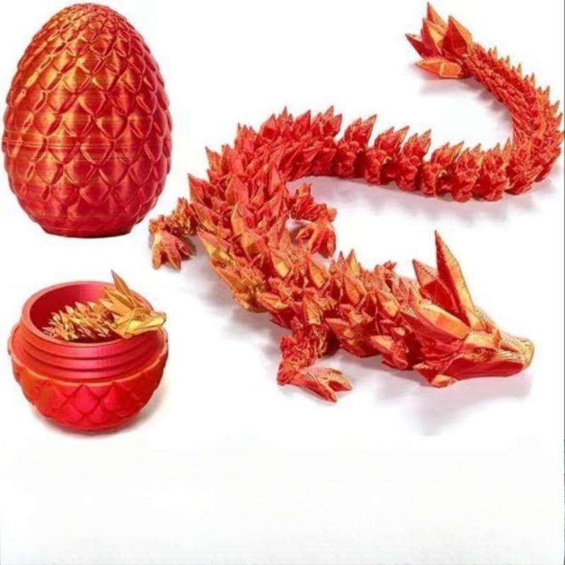 3D Dragon & Egg Design Decoration Set, 1 Set DIY Laser Engraving Dragon Design Toy, Holiday Party Decoration, Home Decoration, Party Supplies