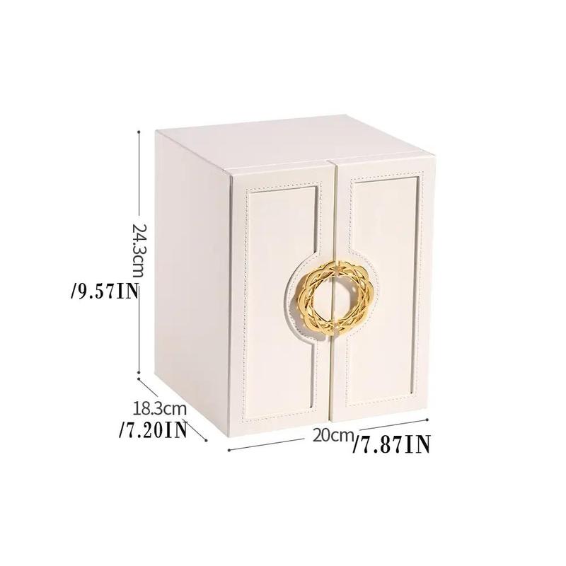 Jewelry Storage Box, 1 Count Multi Layer Jewelry Organizer, Jewelry Storage Box for Necklace Ring Bracelet Watch, Home Organizer