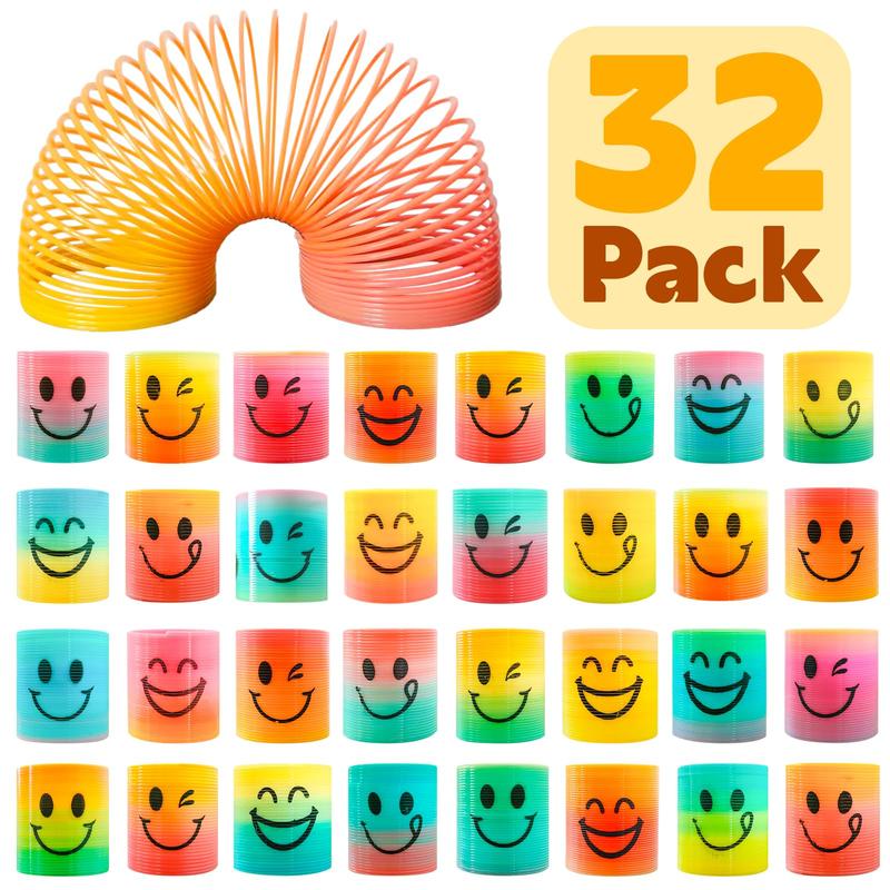 32-Pack Mini Spring Party Favors in Fun Gift Bags for Birthdays, Classroom Prizes, and Small Toy Gifts