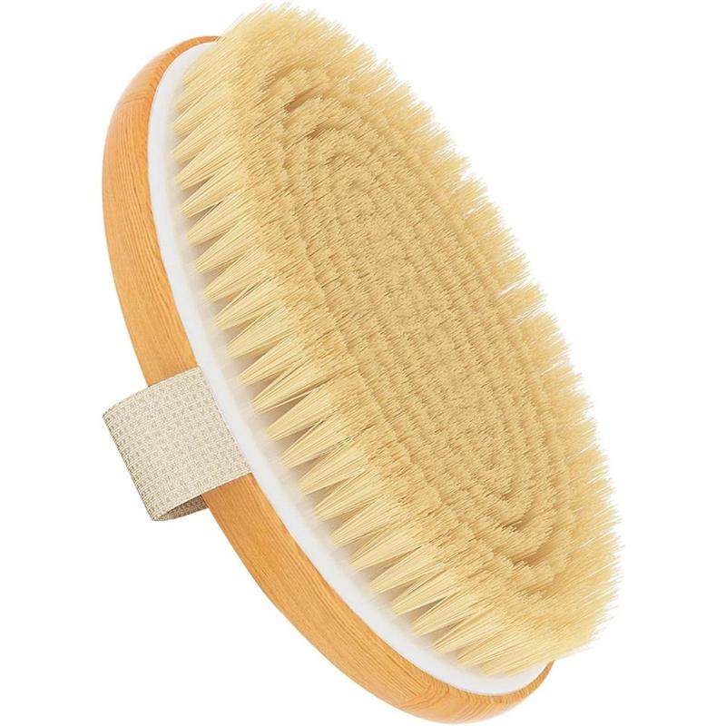 Dry Brushing Body Brush, Exfoliating Body Scrubbers, Natural Bristles for Dry Skin, Improve Circulation, Stop Ingrown Hairs, Reduce Acne and Cellulite(Creative Life Pavilion) Accessories