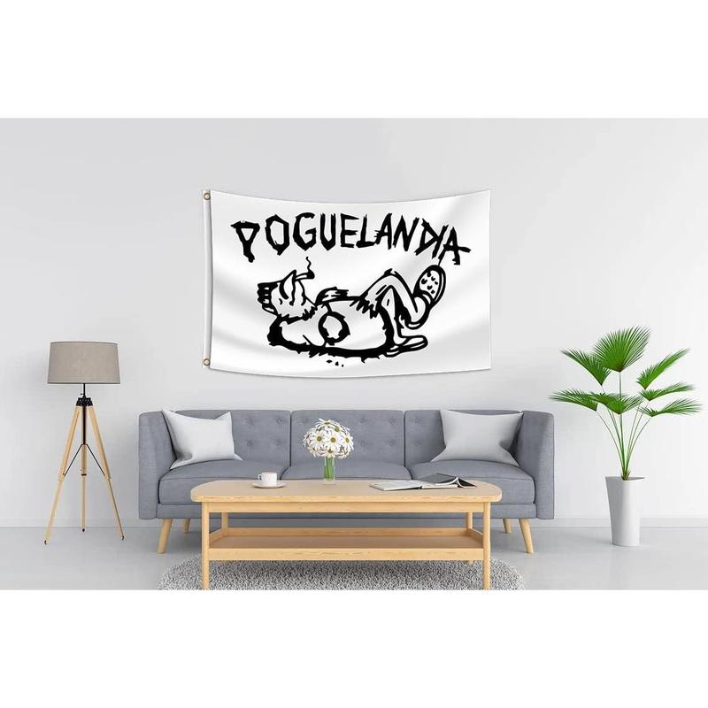 Poguelandia Flag 40x60inch Printed OBX Funny Chicken Flag Banner Tapestry OBX Flag Outer Banks Banner Pogue Life Poster for Outdoor Garden College Dorm Men Cave