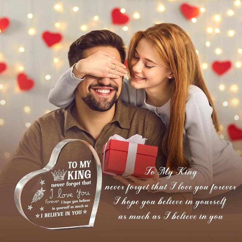 Gifts for Boyfriend, Fathers Day for Husband from Wife, Birthday Gifts for Boyfriend - I Love You Gifts for Him Anniversary Keepsake 3.9x3.9 - Romantic Valentines Day Gifts for Him Men