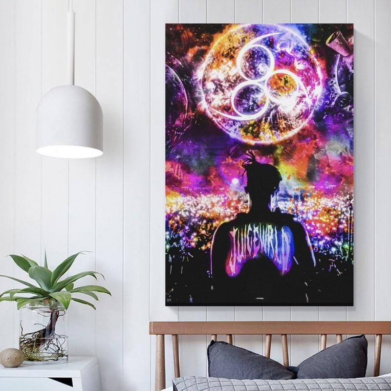 Juice Wrld  Canvas Poster Wall Art Print Paintings Room Decoration