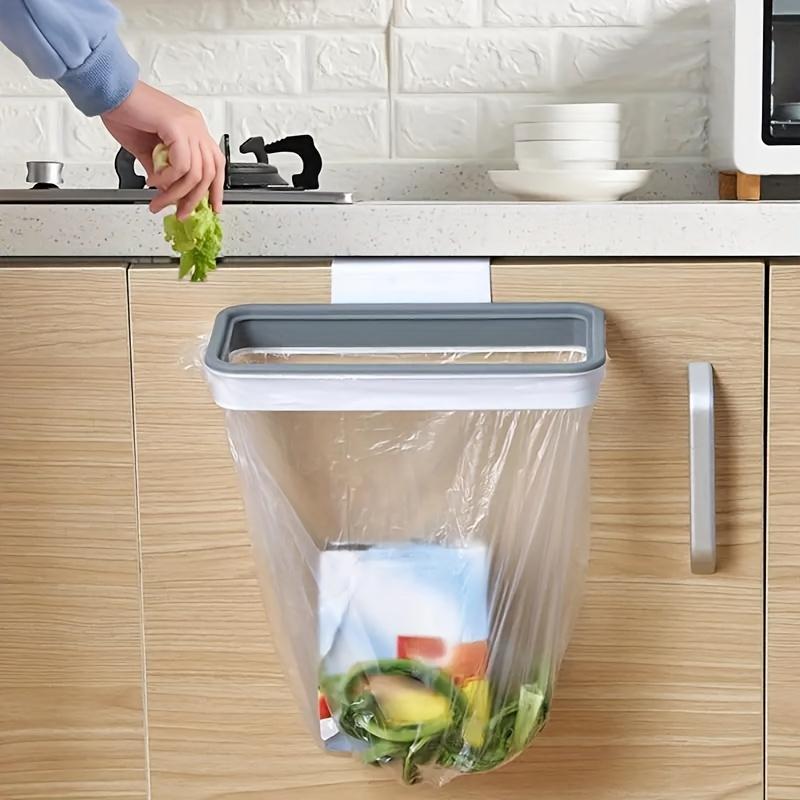 Wall Mounted Trash Bag Holder, 1 Count  Space Saving Trash Bag Storage Holder, Kitchen Cleaning Supplies for Home Dormitory Kitchen Office