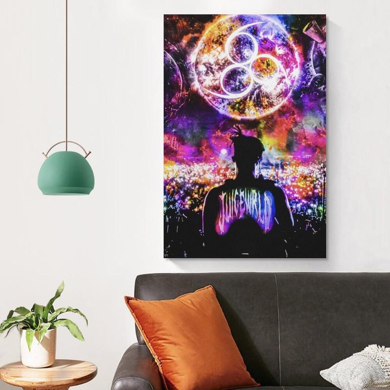 Juice Wrld  Canvas Poster Wall Art Print Paintings Room Decoration