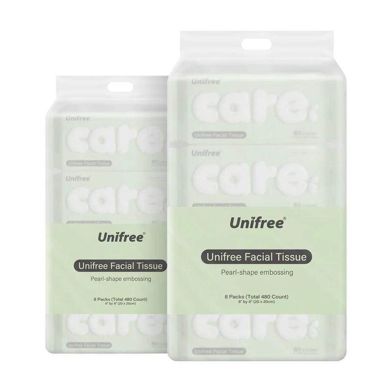 Unifree Clean Towels, Disposable Dry Wipes, Comfort,Ultra Soft Thick, Large 7.9