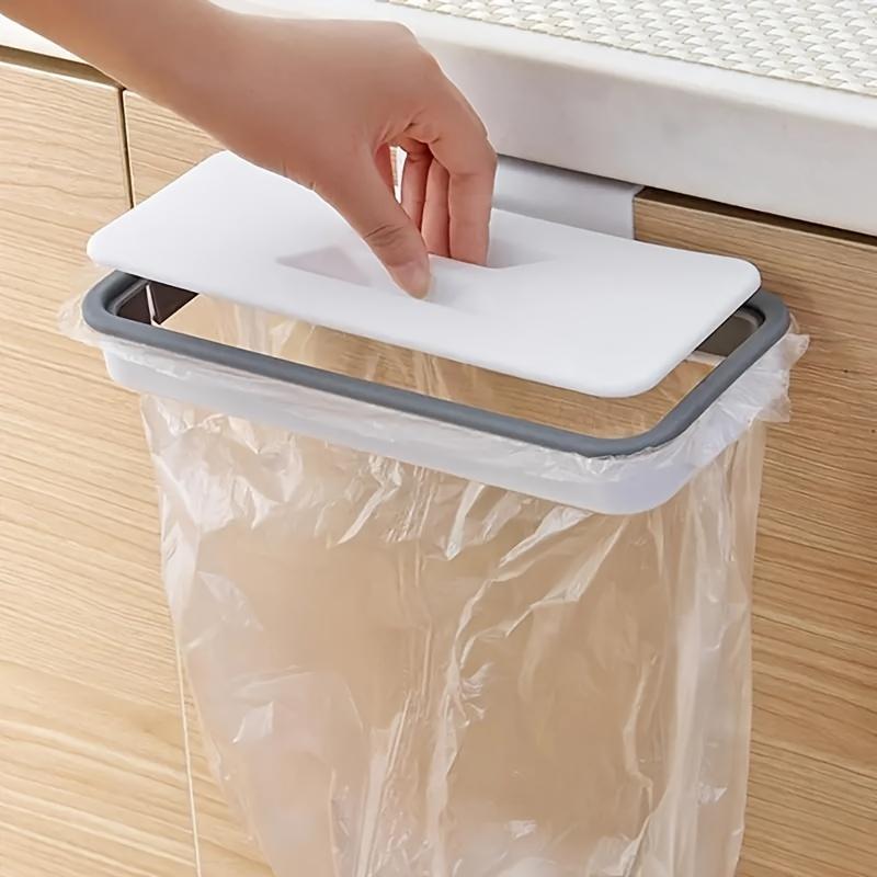 Wall Mounted Trash Bag Holder, 1 Count  Space Saving Trash Bag Storage Holder, Kitchen Cleaning Supplies for Home Dormitory Kitchen Office