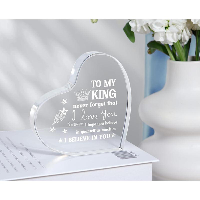 Gifts for Boyfriend, Fathers Day for Husband from Wife, Birthday Gifts for Boyfriend - I Love You Gifts for Him Anniversary Keepsake 3.9x3.9 - Romantic Valentines Day Gifts for Him Men