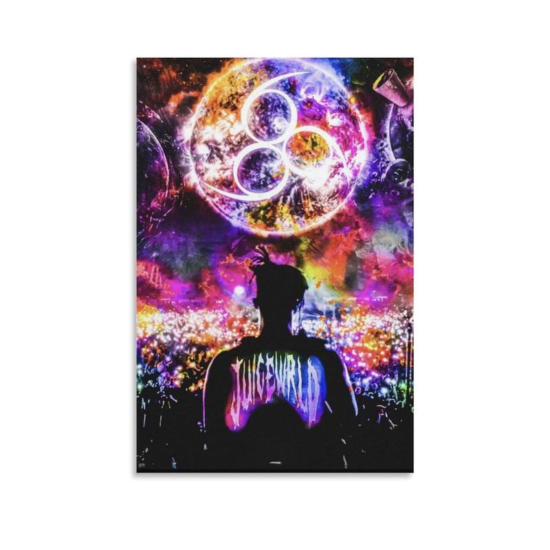 Juice Wrld  Canvas Poster Wall Art Print Paintings Room Decoration