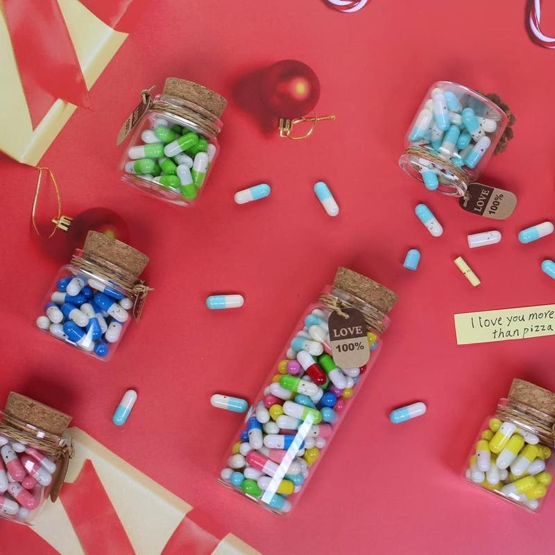 Cute Capsules in a Glass Bottle Lovely Notes Couples Gifts for Him Her Boyfriend Girlfriend Mom Birthday Anniversary Valentines Mothers Day Gifts