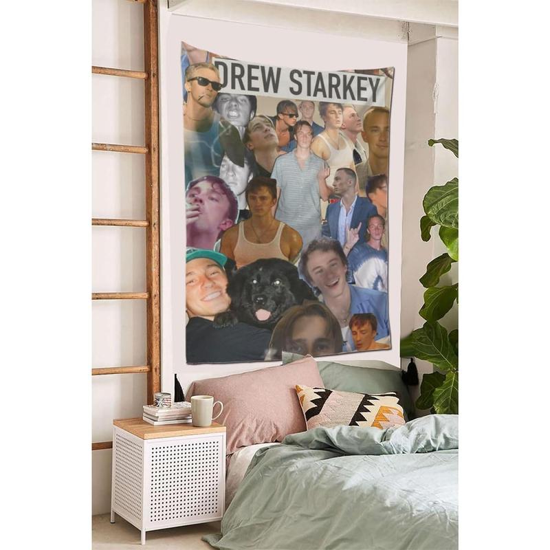 Drew Music Starkey Tapestry Funny Decor for Bedroom Living Room Dorm Wall Hanging Gifts