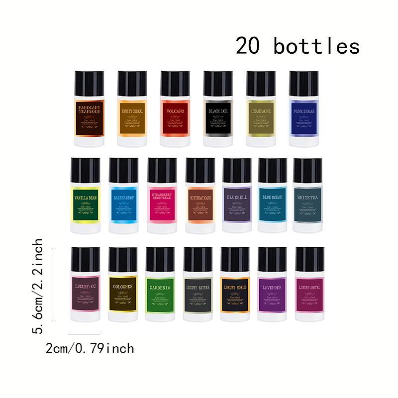 Essential Oil, 20pcs set 10ML Essential Oil, Home Fragrance Oil, Scented Oil for Diffuser, Home Care Supplies, Home Fragrances