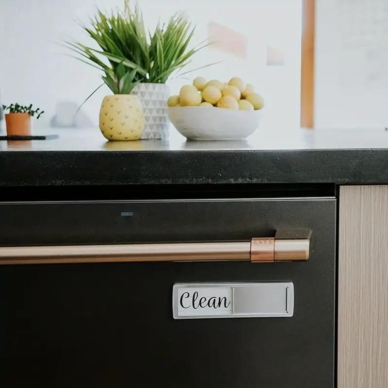 Clean Dirty Magnetic Sign, 1 Count Clean Dirty Sliding Magnetic Sign, Kitchen Decorative Sign, Home Decor Supplies, Kitchen Gadgets