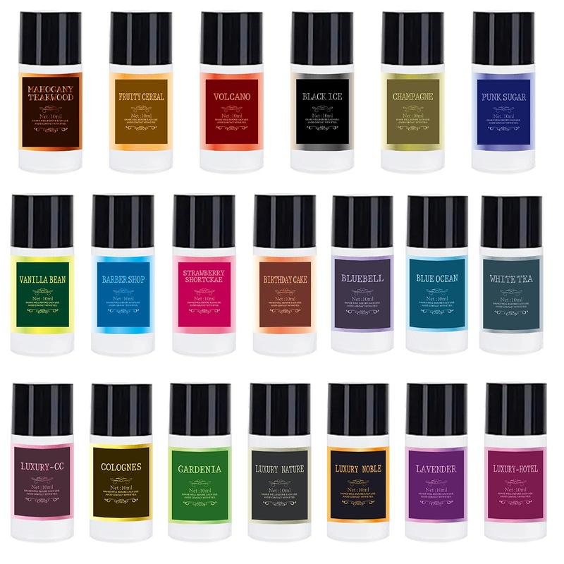 Essential Oil, 20pcs set 10ML Essential Oil, Home Fragrance Oil, Scented Oil for Diffuser, Home Care Supplies, Home Fragrances