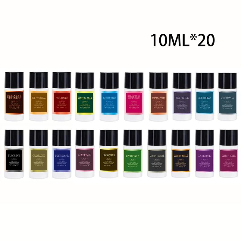 Essential Oil, 20pcs set 10ML Essential Oil, Home Fragrance Oil, Scented Oil for Diffuser, Home Care Supplies, Home Fragrances