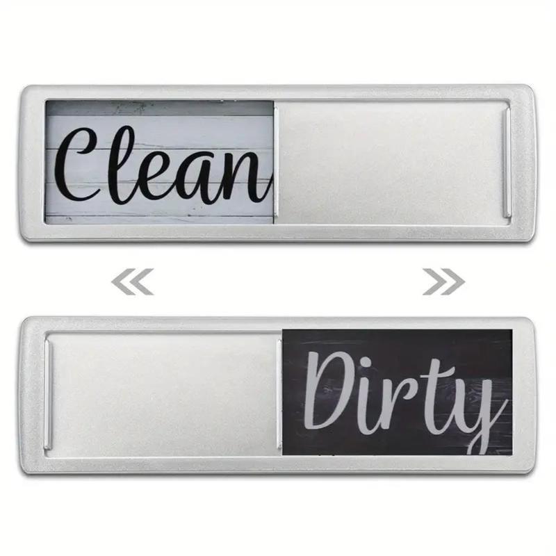 Clean Dirty Magnetic Sign, 1 Count Clean Dirty Sliding Magnetic Sign, Kitchen Decorative Sign, Home Decor Supplies, Kitchen Gadgets