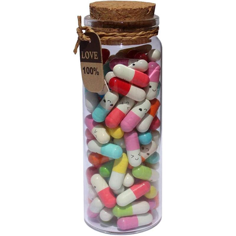 Cute Capsules in a Glass Bottle Lovely Notes Couples Gifts for Him Her Boyfriend Girlfriend Mom Birthday Anniversary Valentines Mothers Day Gifts