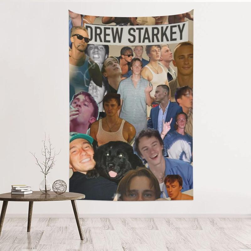 Drew Music Starkey Tapestry Funny Decor for Bedroom Living Room Dorm Wall Hanging Gifts