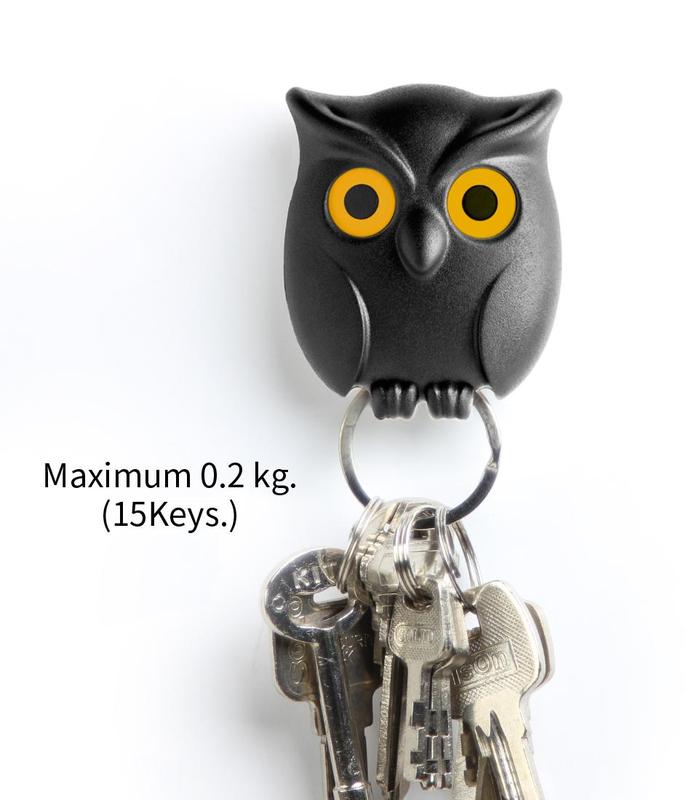 Cute Owl Magnetic Key Holder - Perfect for Home Organization, Durable ABS Material Christmas Gift