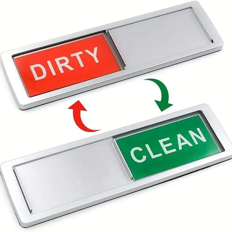 Clean Dirty Magnetic Sign, 1 Count Clean Dirty Sliding Magnetic Sign, Kitchen Decorative Sign, Home Decor Supplies, Kitchen Gadgets