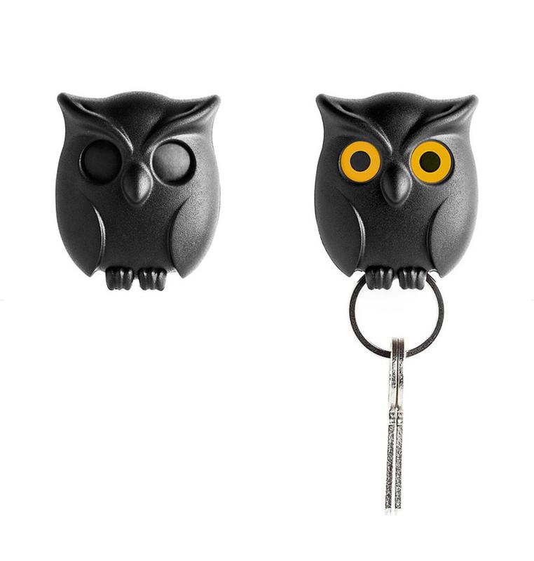 Cute Owl Magnetic Key Holder - Perfect for Home Organization, Durable ABS Material Christmas Gift