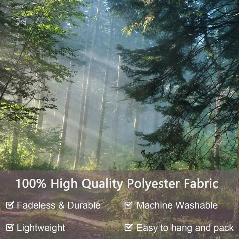 Forest Pattern Tapestry, 1 Count Modern Landscape Wall Hanging Blanket with Installation Accessories for Home Living Room Bedroom Decor