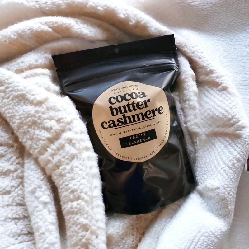 Cocoa Butter Cashmere Carpet Freshener, Non Toxic Home Cleaner