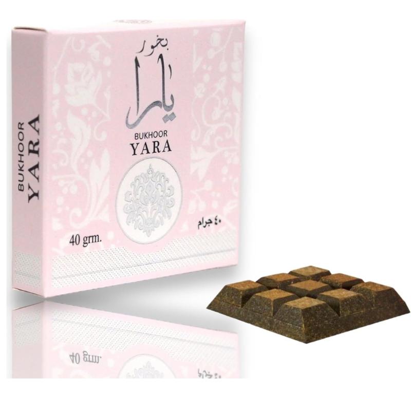 YARA Bakhoor Tablets Incense 40g OUDH POWDER, MUSK, SANDAL, MUSK, SANDAL POWDER PERFUME SUGAR Aroma Fragrance Scented Scent Freshener Woody