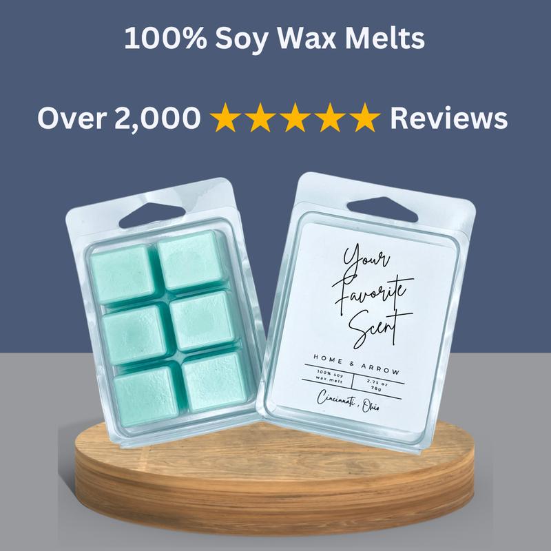 100% Soy Wax Melts - Long-Lasting, Strong-Scented, Handmade, Small Business, Women-Owned, Cincinnati-Based, Smokless, Gift, Summer Scents, Fresh Scents, long lasting,