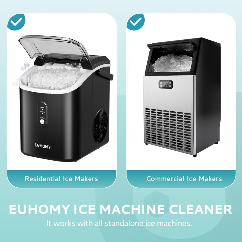 EUHOMY Ice Maker Cleaner & Descaler - 16 fl oz - Compatible with All Types of Ice Machines