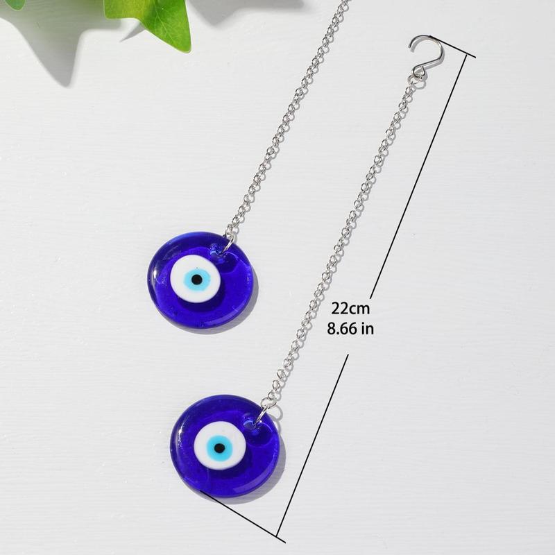 2pcs Evil Eye Hanging Decor Set, Wall Hanging Ornament, Wall Hanging Decor Supplies For Home Office