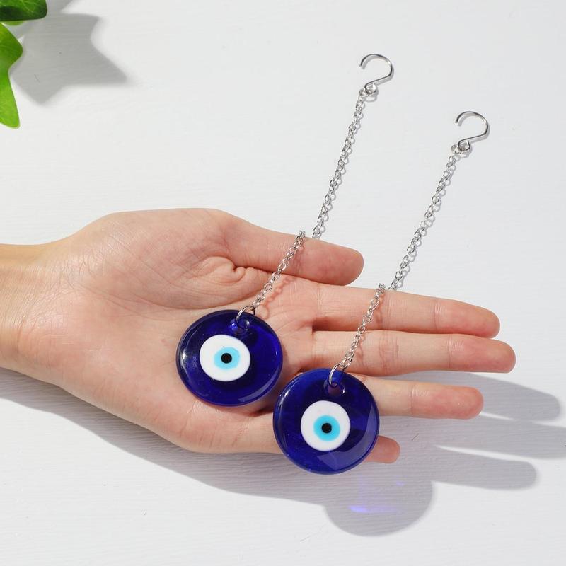 2pcs Evil Eye Hanging Decor Set, Wall Hanging Ornament, Wall Hanging Decor Supplies For Home Office